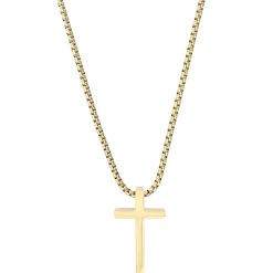 Herren Kette - Golden Cross