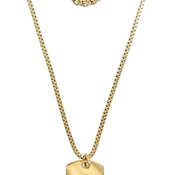Herren Ketten-Set - Golden Tag