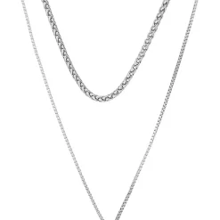 Herren Ketten-Set - Silver Tag