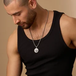 Herren Kette - Silver Compass