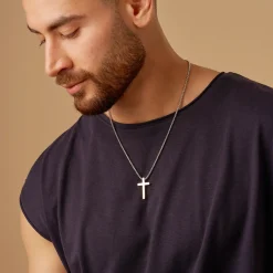Herren Kette - Steel Cross