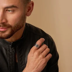 Herren Ring - Antique Weave