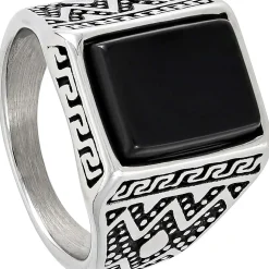 Herren Ring - Black Shine