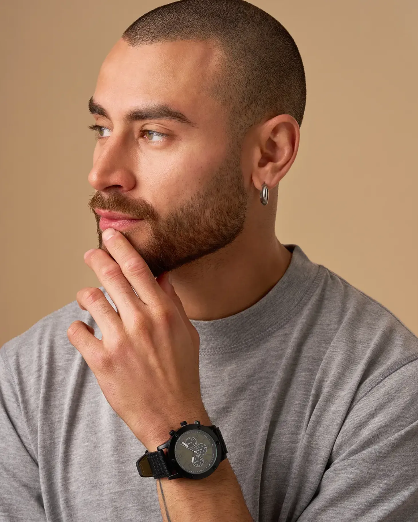 Herren Uhr - Dark Jungle