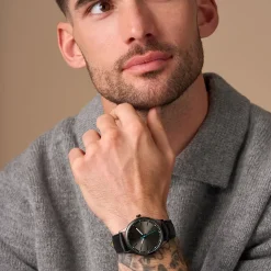 Herren Uhr - Smoky Black