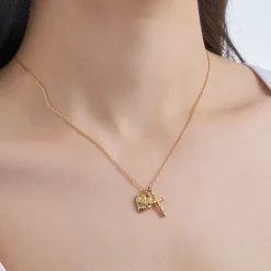 Kette - Cross Heart