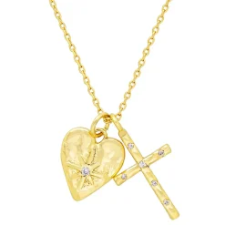 Kette - Cross Heart
