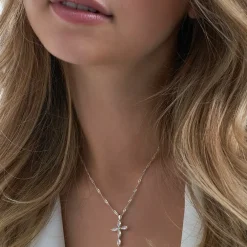 Kette - Cross of Silver