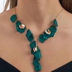 Kette - Emerald Leaves