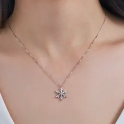 Kette - Glitter Snowflake