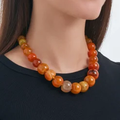Kette - Orange Agate