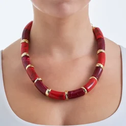 Kette - Red Marble