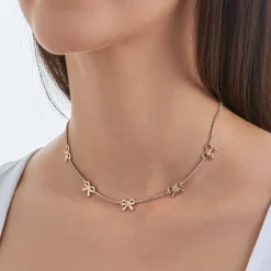 Kette - Rhinestone Bows