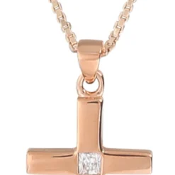 Kette - Rosé Cross Pendant