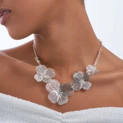 Kette - Silver Petal