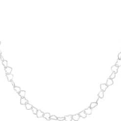 Kette - Silvery Hearts