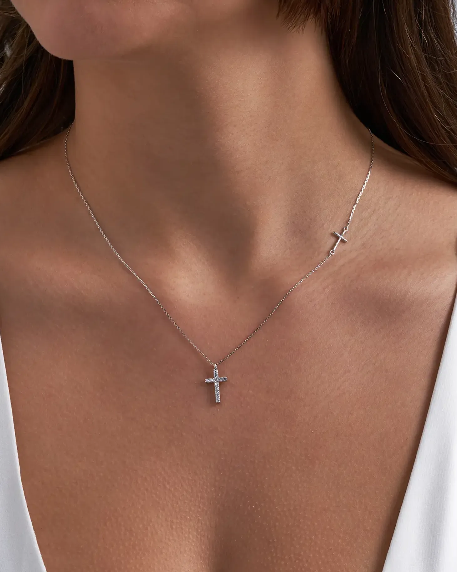 Kette - Tiny Cross