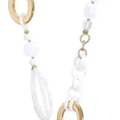 Kette - White Beads
