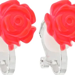 Kinder Ohrclips - Pink Rose