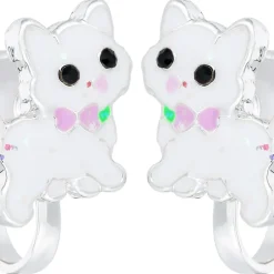 Kinder Ohrclips - White Cutie