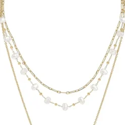 Layering Kette - Beach Pearls