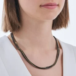 Layering Kette - Black Elegance