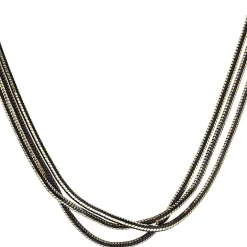 Layering Kette - Black Elegance