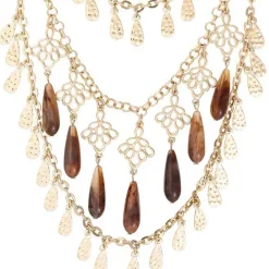 Layering Kette - Brown Boho