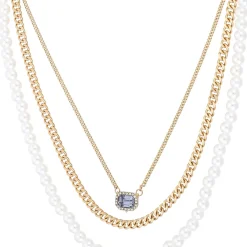 Layering-Kette - Elegant Crystal