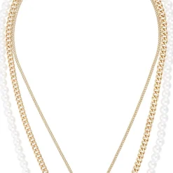 Layering-Kette - Elegant Crystal