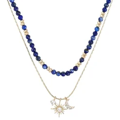Layering Kette - Fine Blue