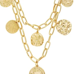 Layering Kette - Golden Coins