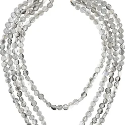 Layering Kette - Grey Pearls
