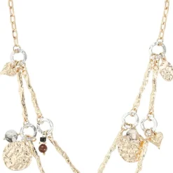 Layering Kette - Hammered Charms