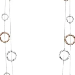 Layering Kette - Hammered Circles