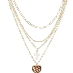Layering Kette - Leo Heart