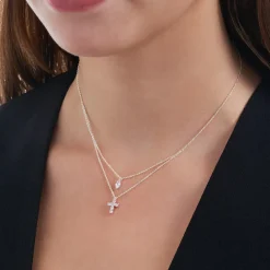 Layering Kette - Luminous Cross