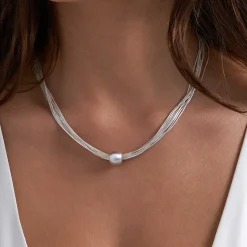 Layering Kette - Soft Silver