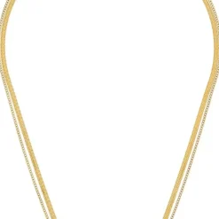 Layering Kette - Steel Rectangle