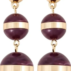 Ohrstecker - Burgundy Balls
