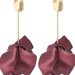 Ohrstecker - Burgundy Flower