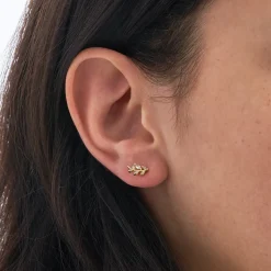 Ohrstecker - Gold Leaf