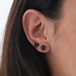 Ohrstecker-Set - Black Shapes