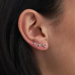 Ohrstecker-Set - Heart Trio
