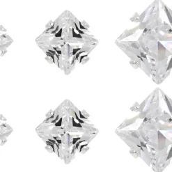 Ohrstecker-Set - Shiny Squares