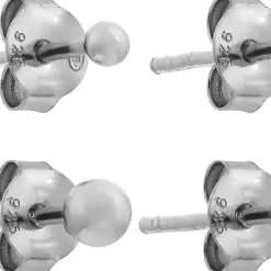 Ohrstecker-Set - Silver Dots