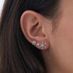 Ohrstecker-Set - Snowflake Sparkle