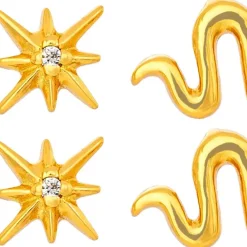Ohrstecker-Set - Sparkling Stars