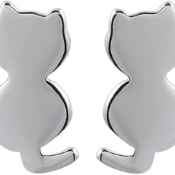 Ohrstecker - Silver Cat
