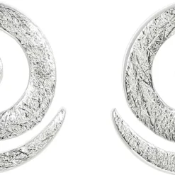 Ohrstecker - Silvery Spiral